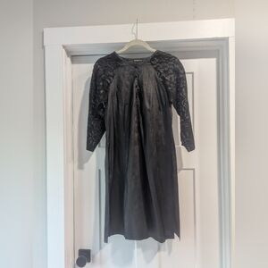 Elegant Black Lace Tunic